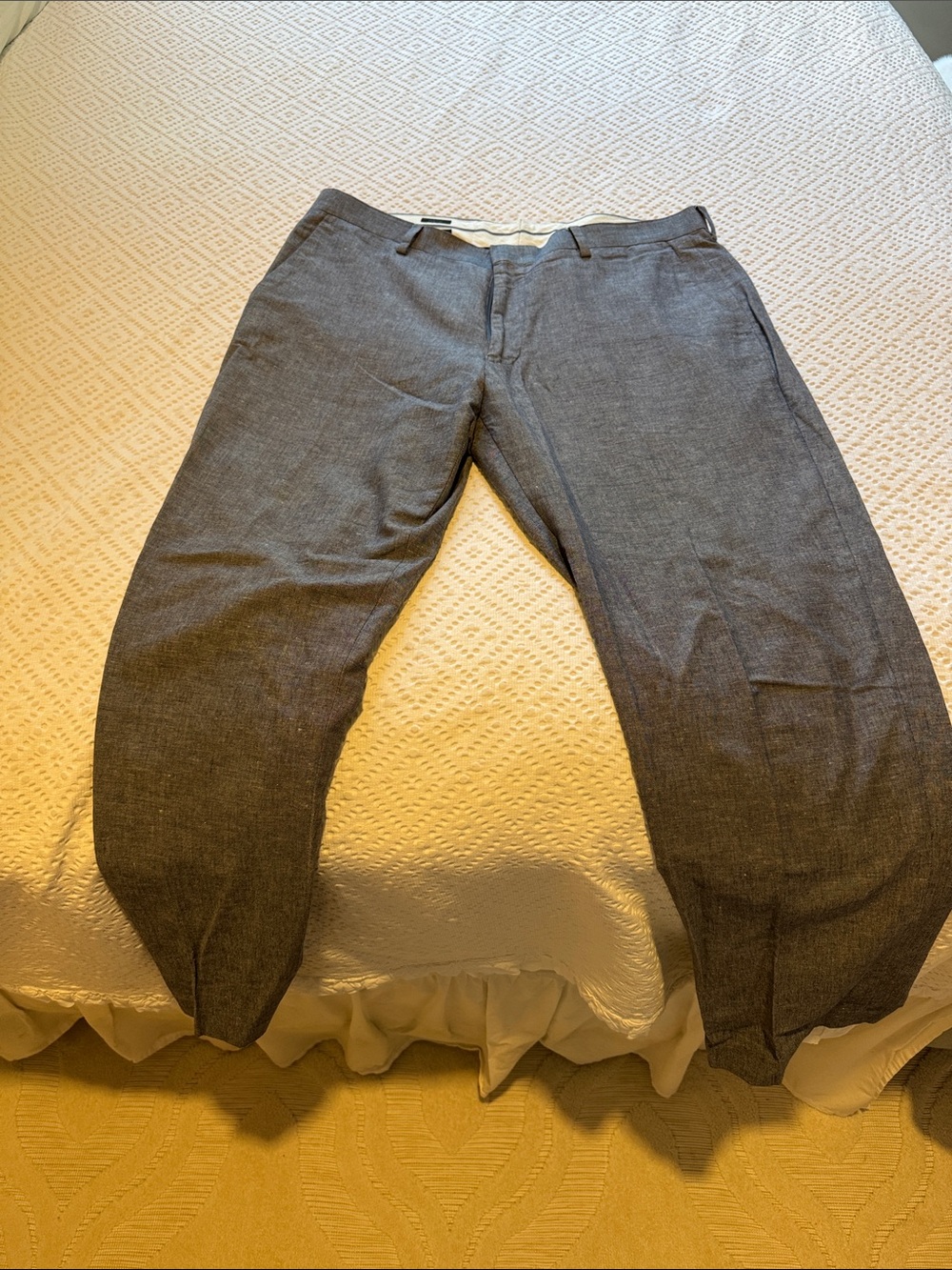 J Crew Ludlow Linen Suit Pants